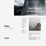 Press | Premium Blogging Tumblr Theme