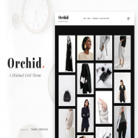 Orchid - Minimal Grid Tumblr Theme
