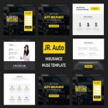 Jr. Auto Insurance Landing Page - Responsive