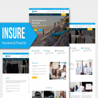 Insure - Insurance, Business Muse Template YR