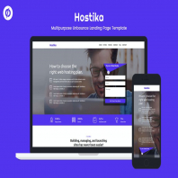 Hostika — Unbounce Landing Page Template 