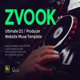 Zvook - DJ / Producer Website Muse Template