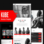 Kube - Musician, DJ, Band, Music Muse Template YR