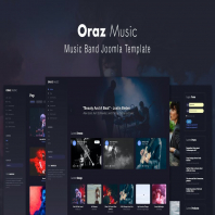Oraz - Music Band Joomla Template