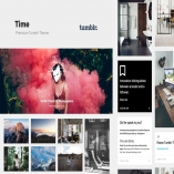 Time | Photography Grid Tumblr Theme