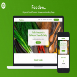 Fooden — Unbounce Food Product Landing Page