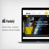 FactoryPress - Industrial Business Joomla Template