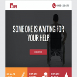 Hope - Non Profit Unbounce Landing page