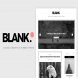 Blank Gray-style Tumblr Theme