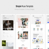 Simple - Creative Portfolio Muse Template