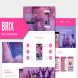 BRIX - Mobile App landing page Muse Template YR