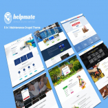 Helpmate - 6 in 1 Maintenance Drupal Theme