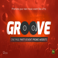 Groove Music Event / Party Site Template