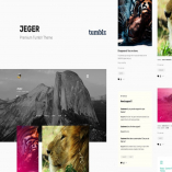 Jeger | Responsive Portfolio Tumblr Theme