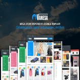 Vanesa | Mega Store Responsive Joomla Template