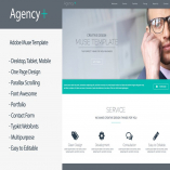 AgencyPlus - One Page Multi-Purpose Muse Template