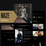 MAZE - Photography Portfolio Muse Template YR