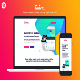 Taher – Responsive Unbounce Landing Page Template 