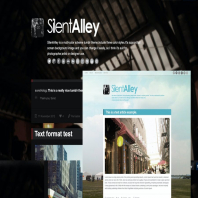 Silent Alley - Responsive Multi-Color Tumblr Theme