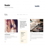 Reader | Responsive Blogging Tumblr Theme