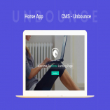 Horse App - Unbounce Landing Page