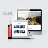 Puremuse - Clean Muse Template for Portfolios