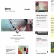 Spring - Two Column Portfolio Tumblr Theme