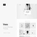 Vinero - Very Clean and Minimal Portfolio Template