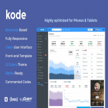 Kode - Responsive Admin Dashboard Template