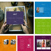 coloriT - Colorful Single Page HTML Template