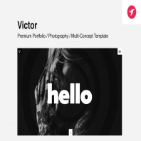 VICTOR - Creative Portfolio / Photography Template