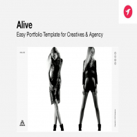  ALIVE - Portfolio Template for Creatives & Agency