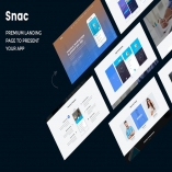 Snac - Premium Responsive App Landing Page