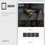 Arch Decor - Interior Design, Architecture PSD