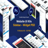 Website Widgets - Sidebar UI Kits