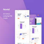 Nonid - SEO & Software Landing Page HTML Template