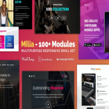 Milia - Responsive Email with 100+ Modules