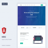 Hiric - Angular Landing Template