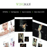 WINGMAN - E-Commerce and Blog PSD Theme