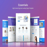 Essentials - High Converting SaaS Landing Page