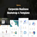 Digincy – Corporate Business Bootstrap 4 Template