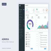 Admiria - Admin Dashboard & Landing Page Template