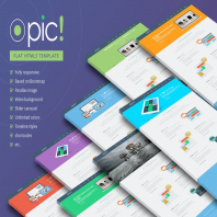 Opic - Flat Responsive HTML5 Template