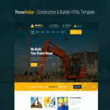 HomeMaker - Construction & Builder HTML Template