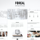 Foreal - Minimal Business HTML5 Template