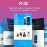 Focus - Multi Purpose App Landing Page Template