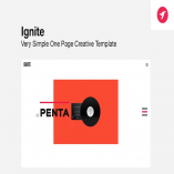  IGNITE - Very Simple One Page Creative Template 