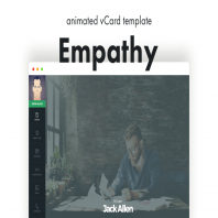 Empathy - Animated vCard Template