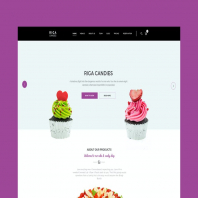  Riga - Candy & Sweets HTML Template