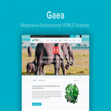 GAEA - Responsive Environmental HTML5 Template